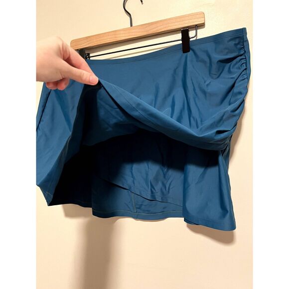 NWT Summersalt The Ruched Swim Skirt in Seaweed Women's Plus Size 2XL - Picture 6 of 12